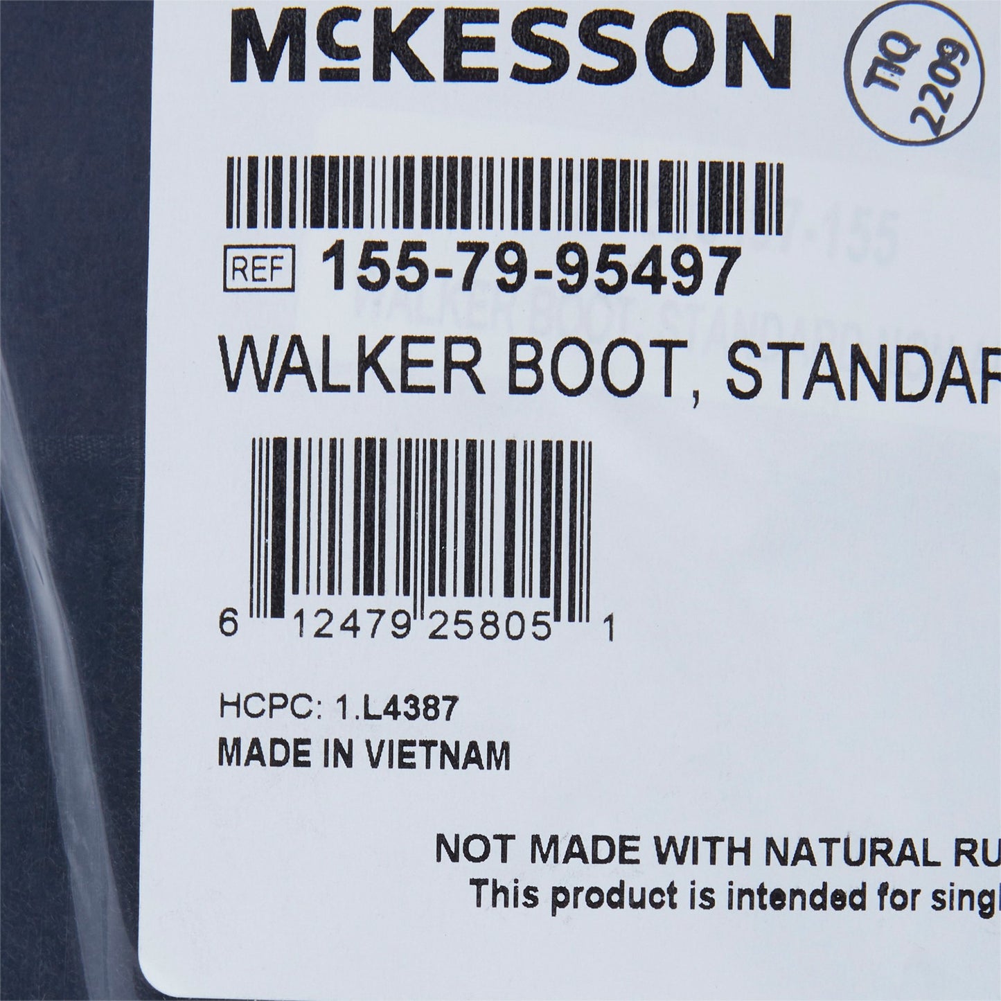 BOOT, WALKER STD NON-AIR LG
