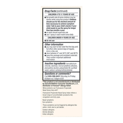 ALLERGY RELIEF, SPR NASAL FT 24HR1 44 SPRAY METERED