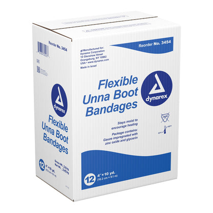 DRESSING, UNNA BOOT BANDAGE 4"X10' (12/CS)