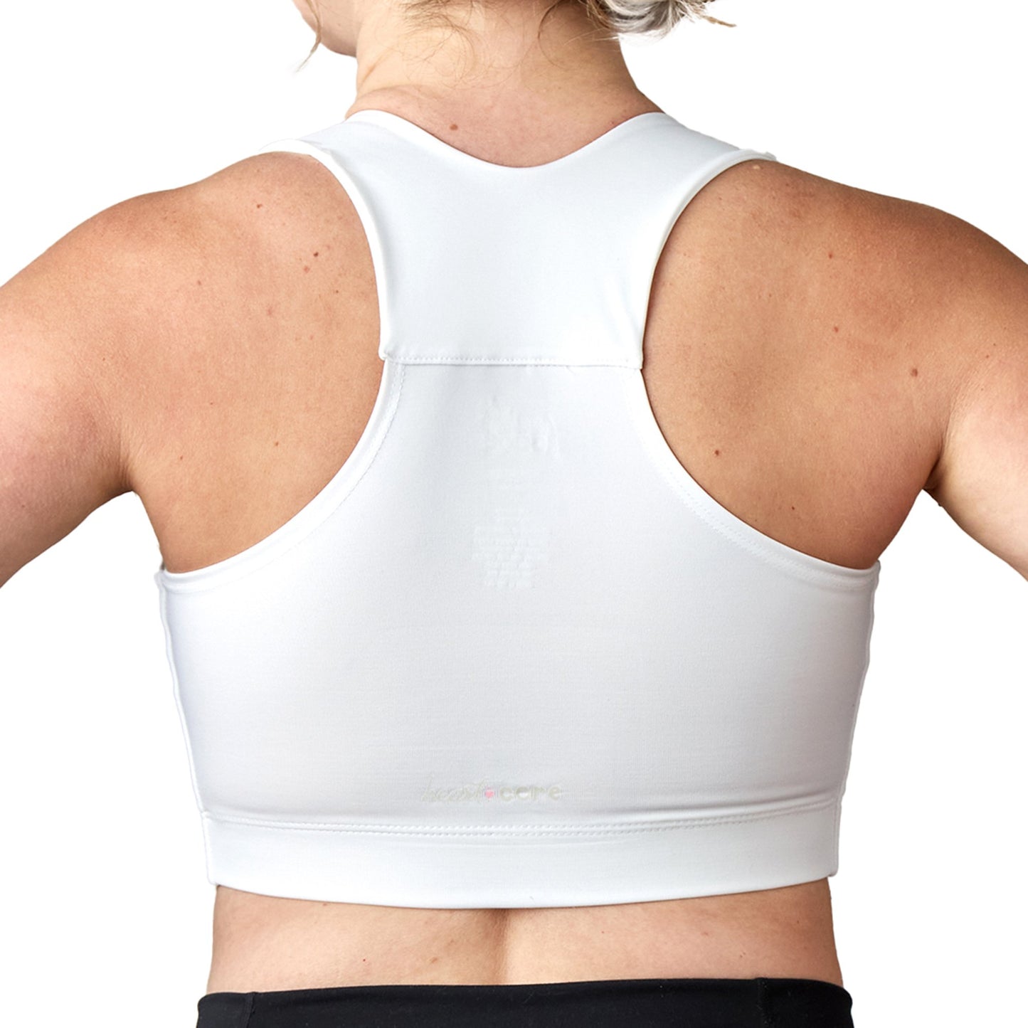 BRA, PST-OP LARISSA W/PCKT PUFF DRN TAB WHT XLG (36/CS)