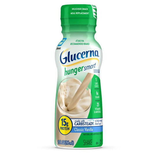 GLUCERNA, SHAKE HUNGER SMART VANILLA 10OZ (24/CS)