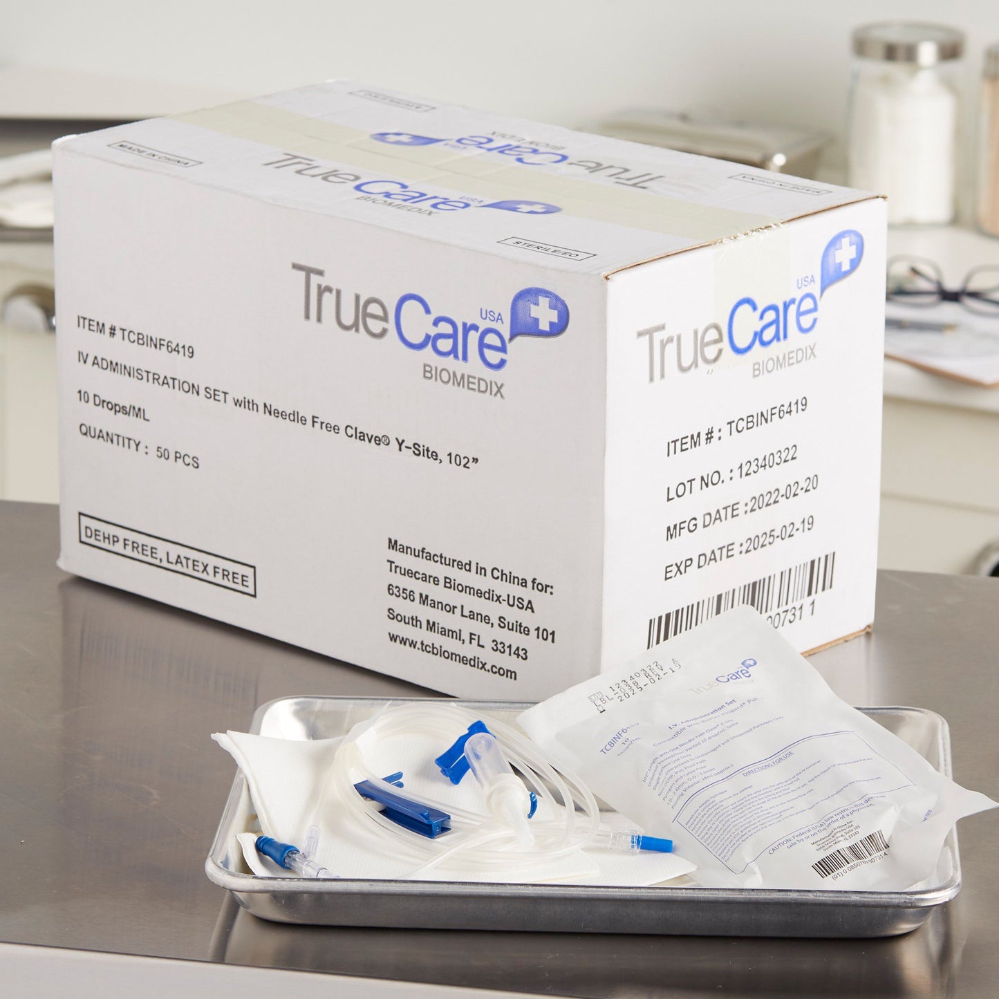 IV PUMP SET, 10DRP 1 NF PORT 102" (50/BX)