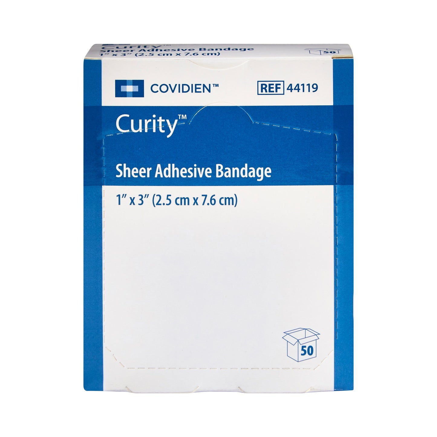 BANDAGE, ADHSV SHEER 1"X3" (50/BX 72BX/CS)