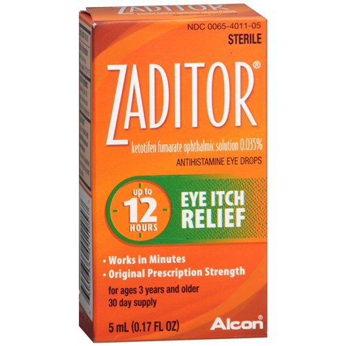 ZADITOR ANTIHIST EYE, DRP 0.025% 5ML