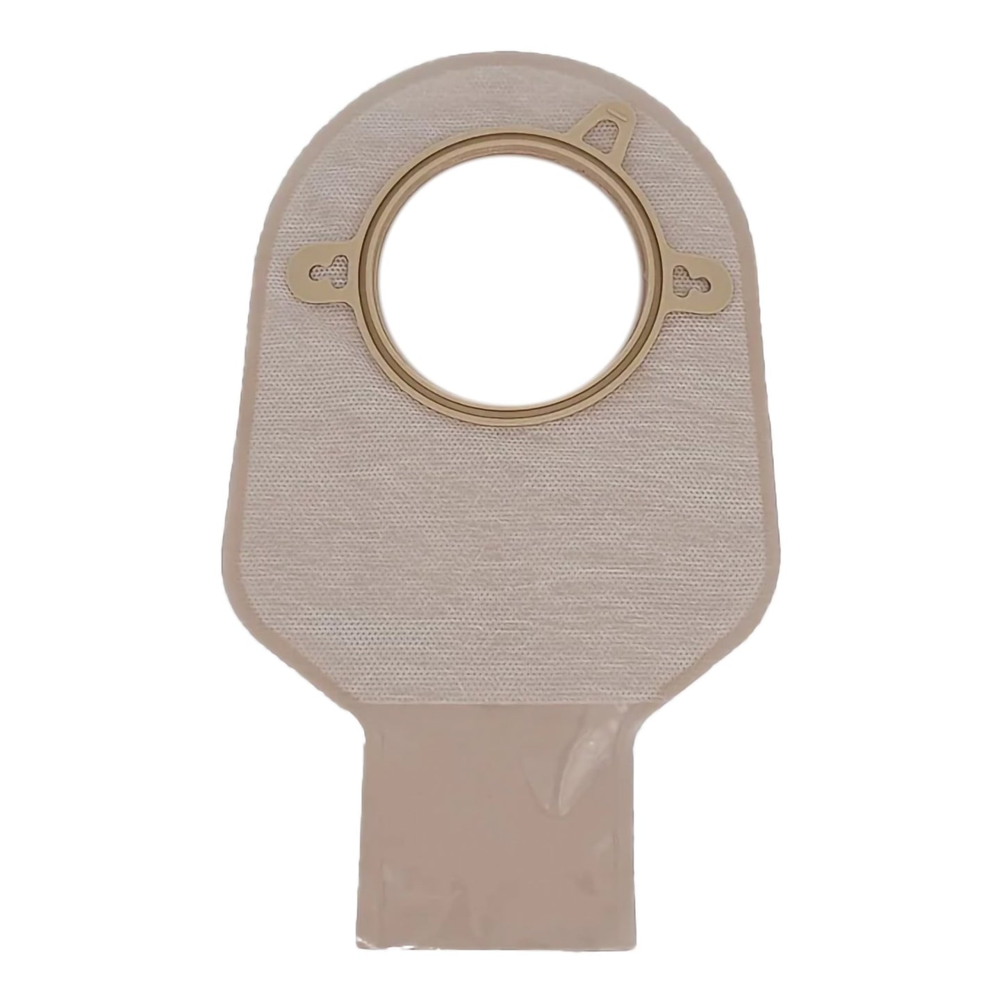 POUCH, OST 2PC DRN FLNG BELT TAB BGE 9" 70MM (10/BX 8BX/CS)