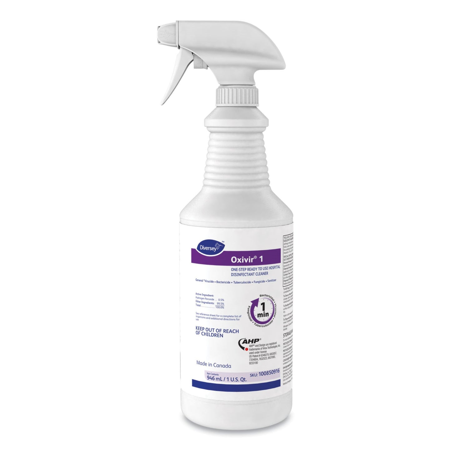 DISINFECTANT, OXIVIR 1 32OZ (12/CT)
