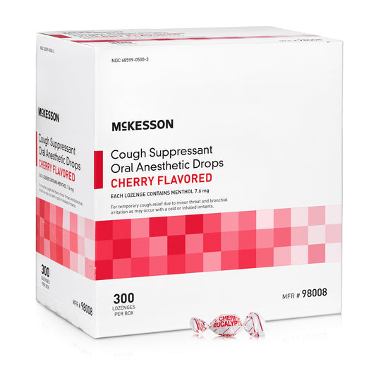 LOZENGE, COUGH SUPPRESS CHERRYMENTHOL (300/BX 12BX/CS)