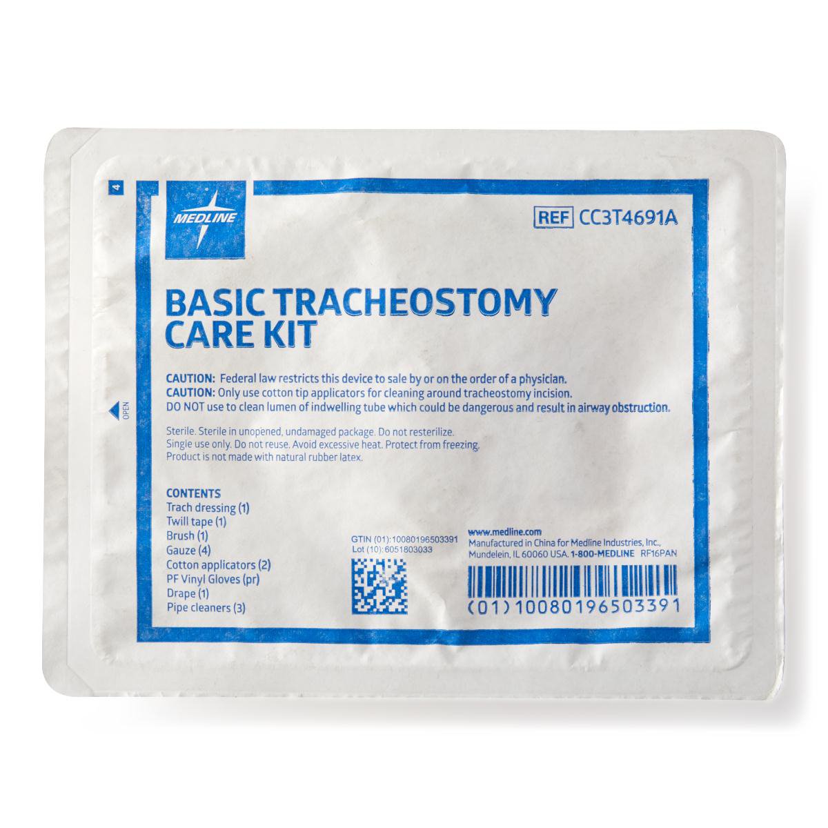 TRACH CARE KIT, STARTER W/SUPPLIES (20/CS)