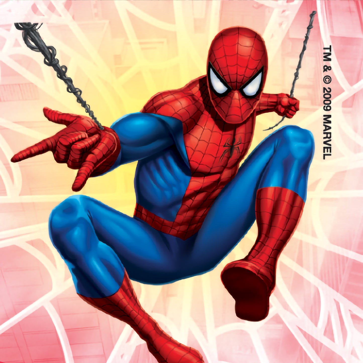STICKER, SPIDER MAN CLASSIC 1 5/8" (100/RL)