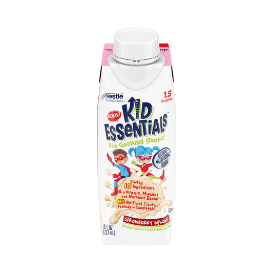 BOOST, KID ESSENTIALS 1.5 STRWBRY SPLASH 8OZ (24/CS)