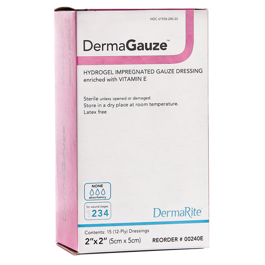 DRESSING, HYDROGEL 2X2 (15/BX)