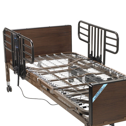RAIL, BED HALF LNTH BRN/VEIN