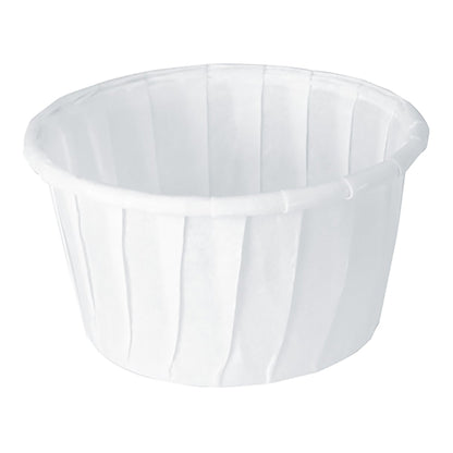 CUP, SOUFFLE PORTION PAPER WHT1.25OZ (250/SL 20SL/CS)