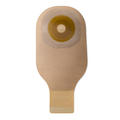 POUCH, DRN OST 1PC FLAT FLX BARR BGE 1" (10/BX)