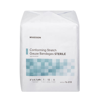 BANDAGE, CNFRM STR 3"X4.1YDS (12RL/BG 8BG/CS)