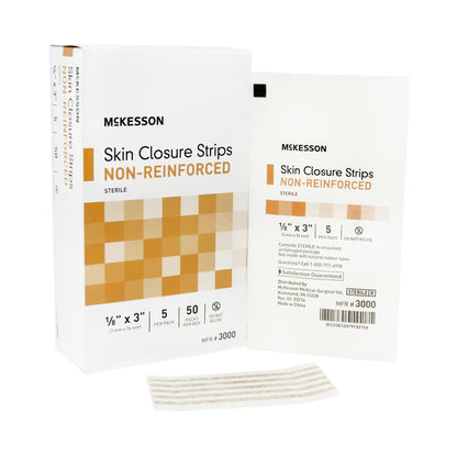 CLOSURE, SKIN FLEX LF TAN 1/8X3"(5/PK 50PK/BX 4BX/