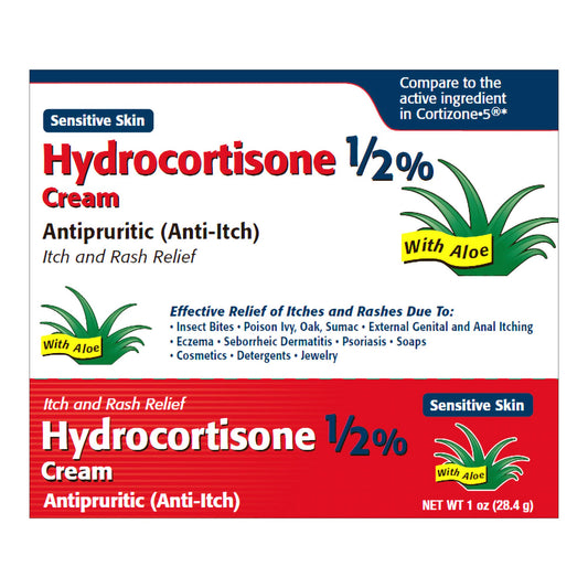 HYDROCORTISONE, CRM 0.5% 1OZ