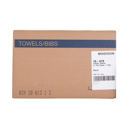 TOWEL, PRO 2PLY/POLY MAUVE 13X18 (500/CS)