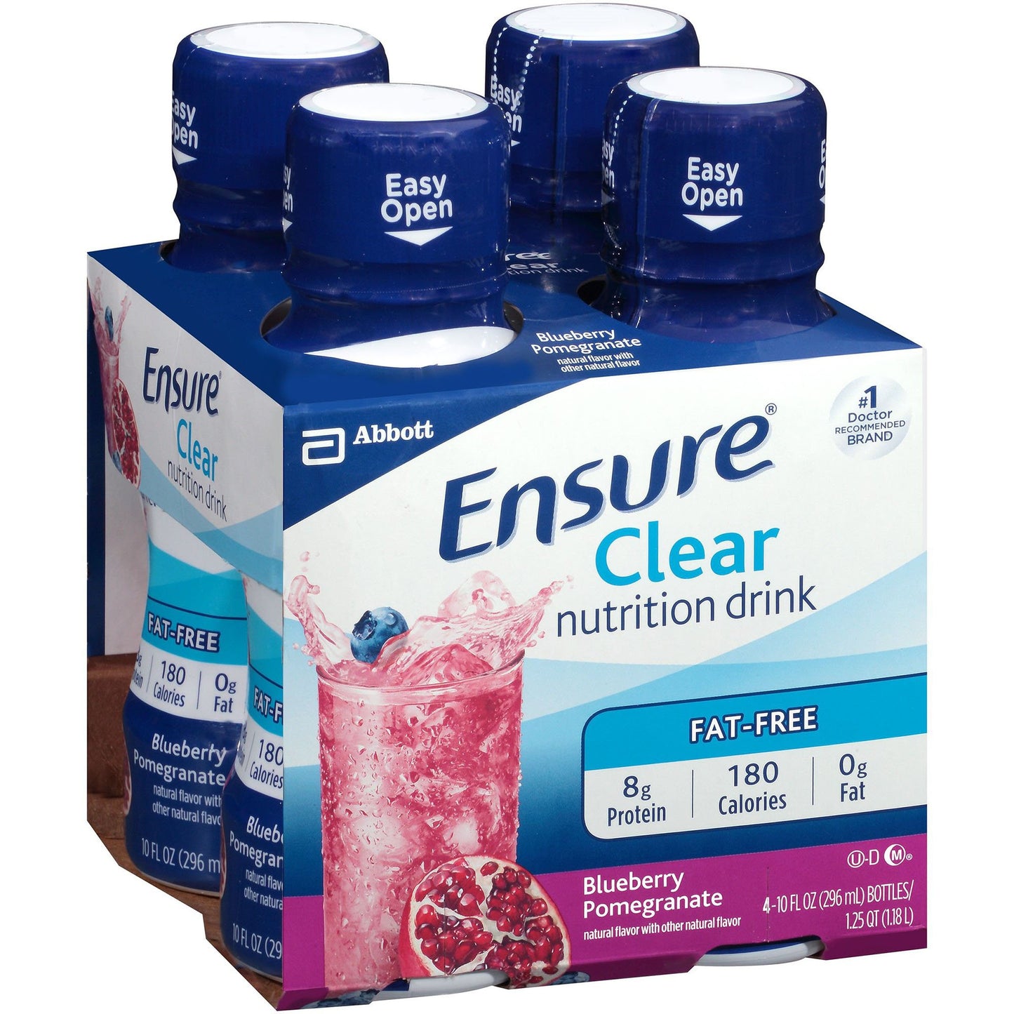 ENSURE,ACTIVE PROTEIN BLU POM (4/PK 3PK/CS)