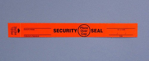 SEAL, SECURITY TAMPER EVIDENT RED (100/PK)