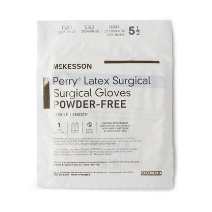 GLOVE, SURG LTX 5.5 STR2 SMTH (50PR/BX 4BX/CS)