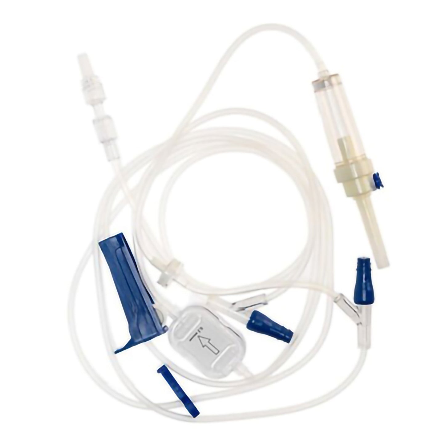 IV PUMP SET, 10DRP 2 NF PORTS .2M FILTER 105" (50/BX)