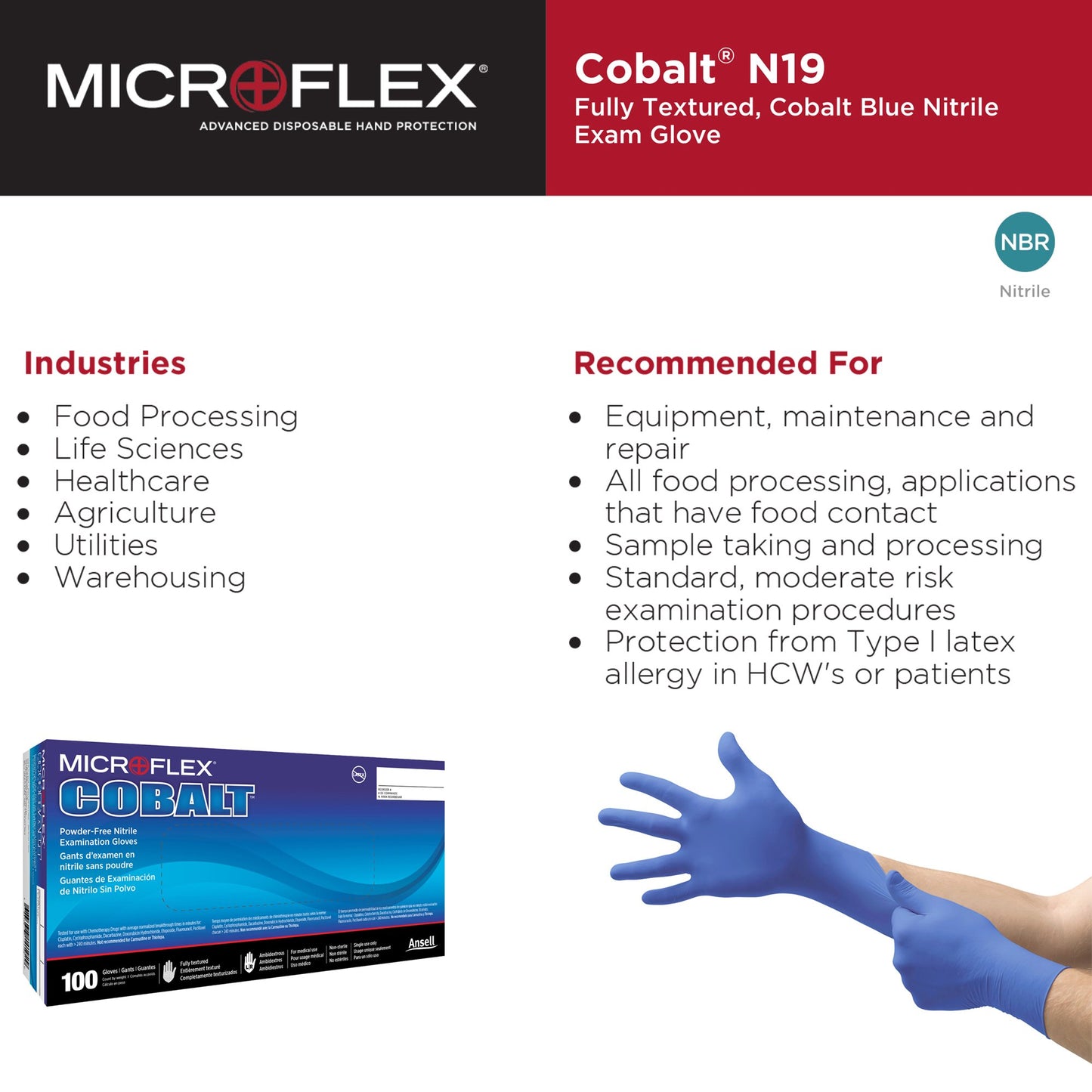 GLOVE, EXAM NTRL LG N/S (100/BX 10BX/CS)