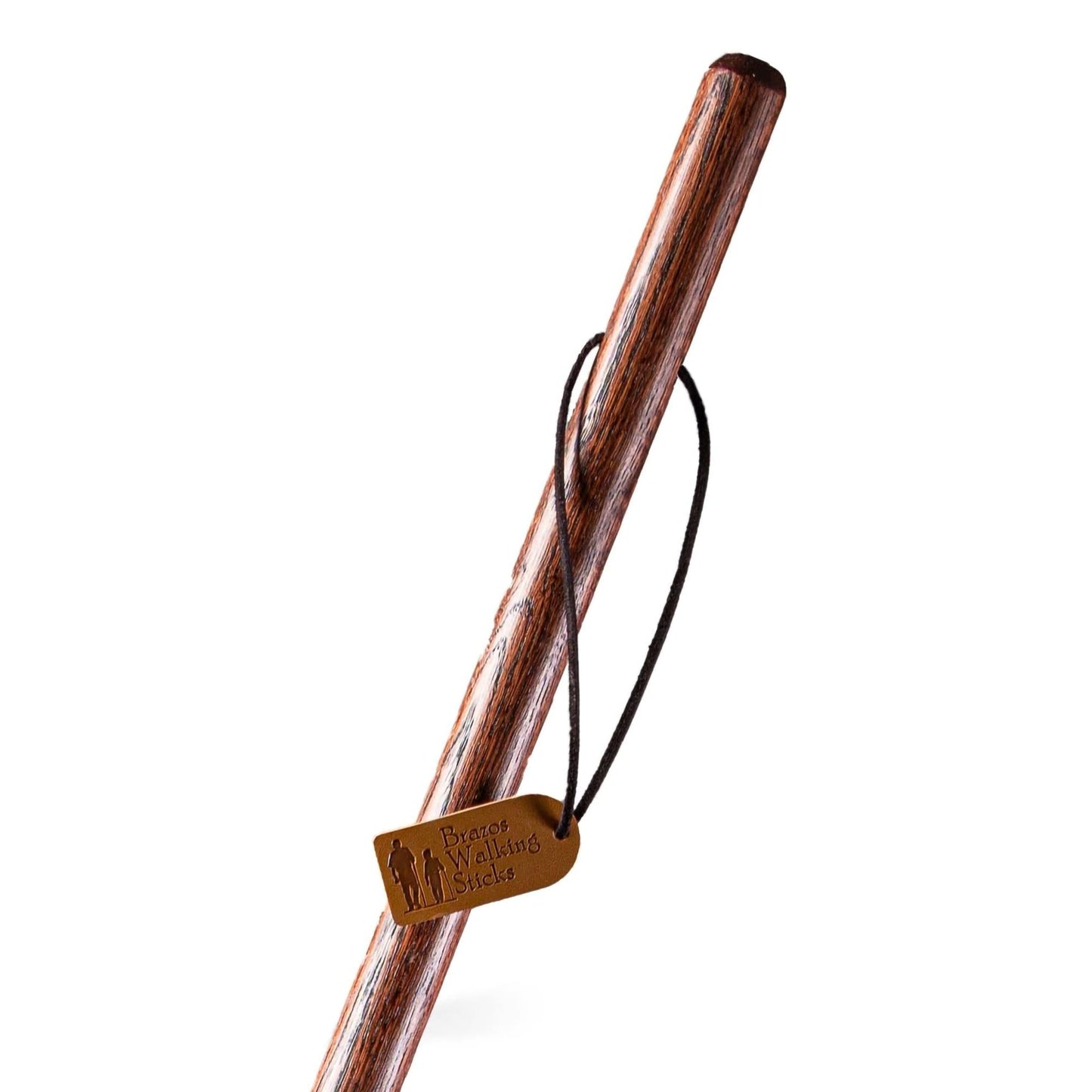 STICK, WALKING WOOD BRAZOS TWISTED TREKKER OAK RED 55"