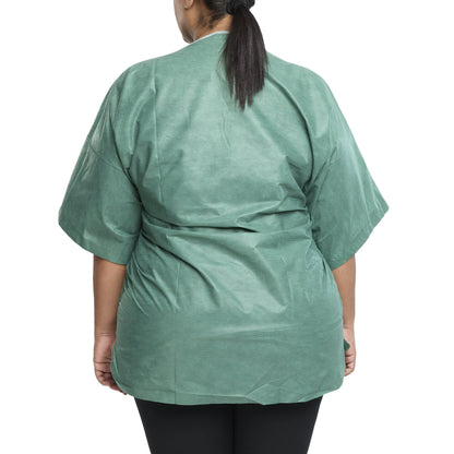 SHIRT SCRUB GRN XXL 30/CS NONWOVEN 52-54"