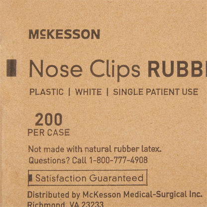 CLIP, NOSE DISP RUBBER F/SPIROMETRY (200/CS)