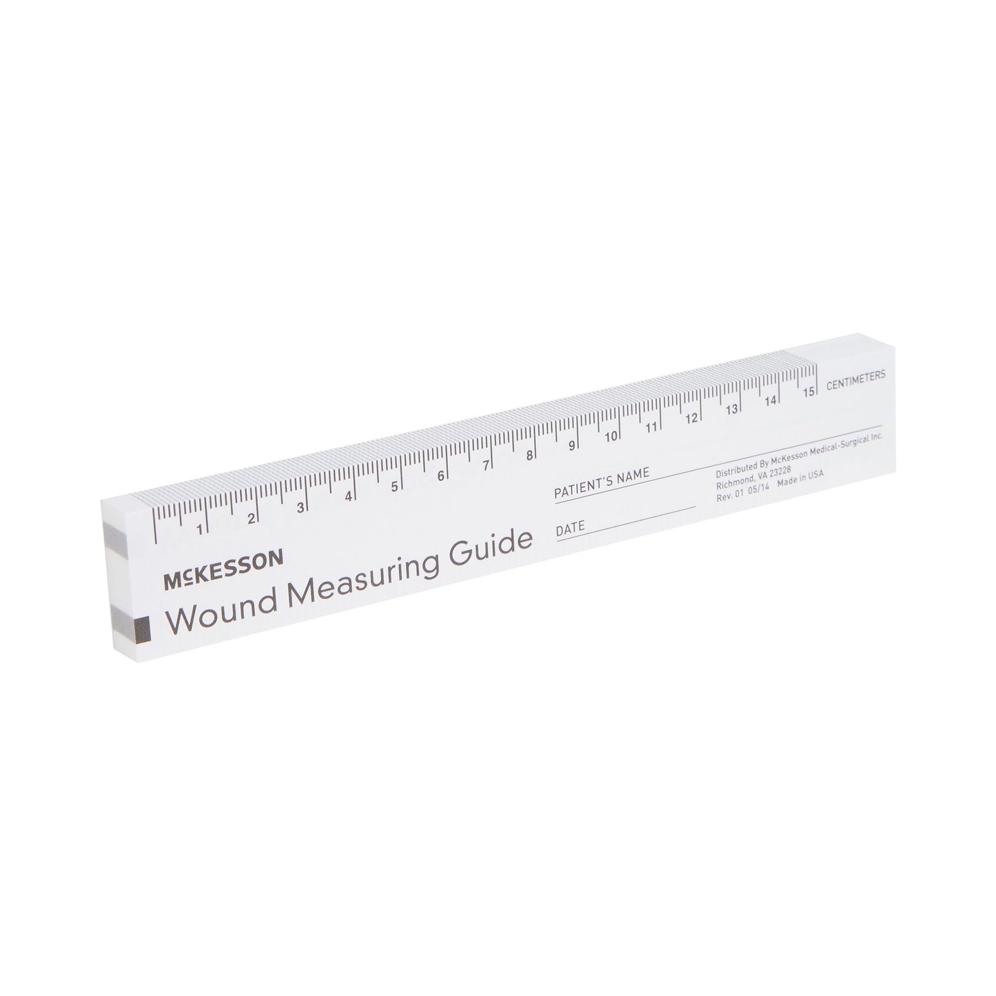 RULER, WOUND MEASURING PAPER 6" (50/PD 12PD/BG 24BG/CS)