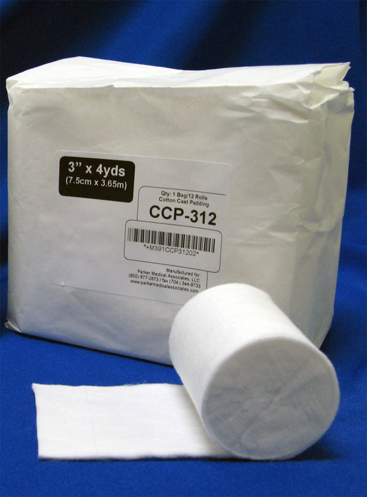 PADDING, CAST CTN 3"X4YD (12RLS/BG) PRKMED