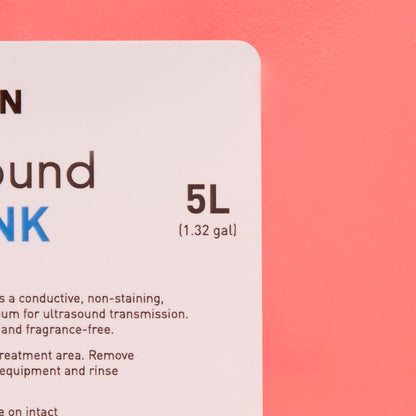 GEL, ULTRASOUND PNK 5L (4/CS)