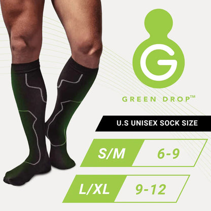 SOCKS, KNEE-HI COMPRSN INFUSEDLG/XLG (48PR/CS)