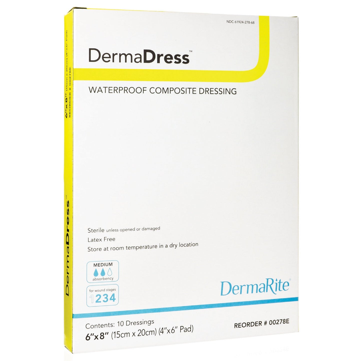 DRESSING, DERMADRESS 6X8(10/B X)