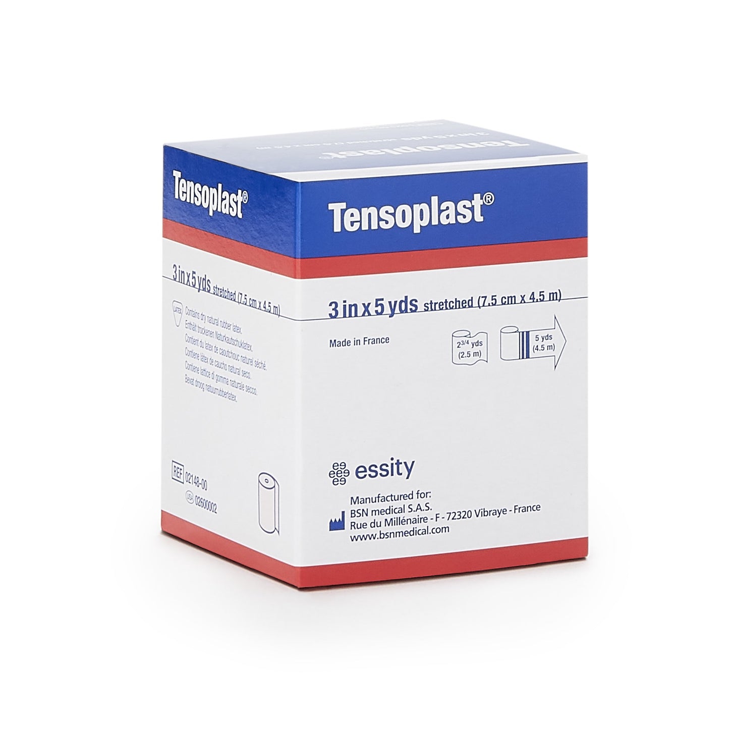 BANDAGE, ELAS ADHSV TENSOPLASTBGE 3"X5YDS (36RL/C