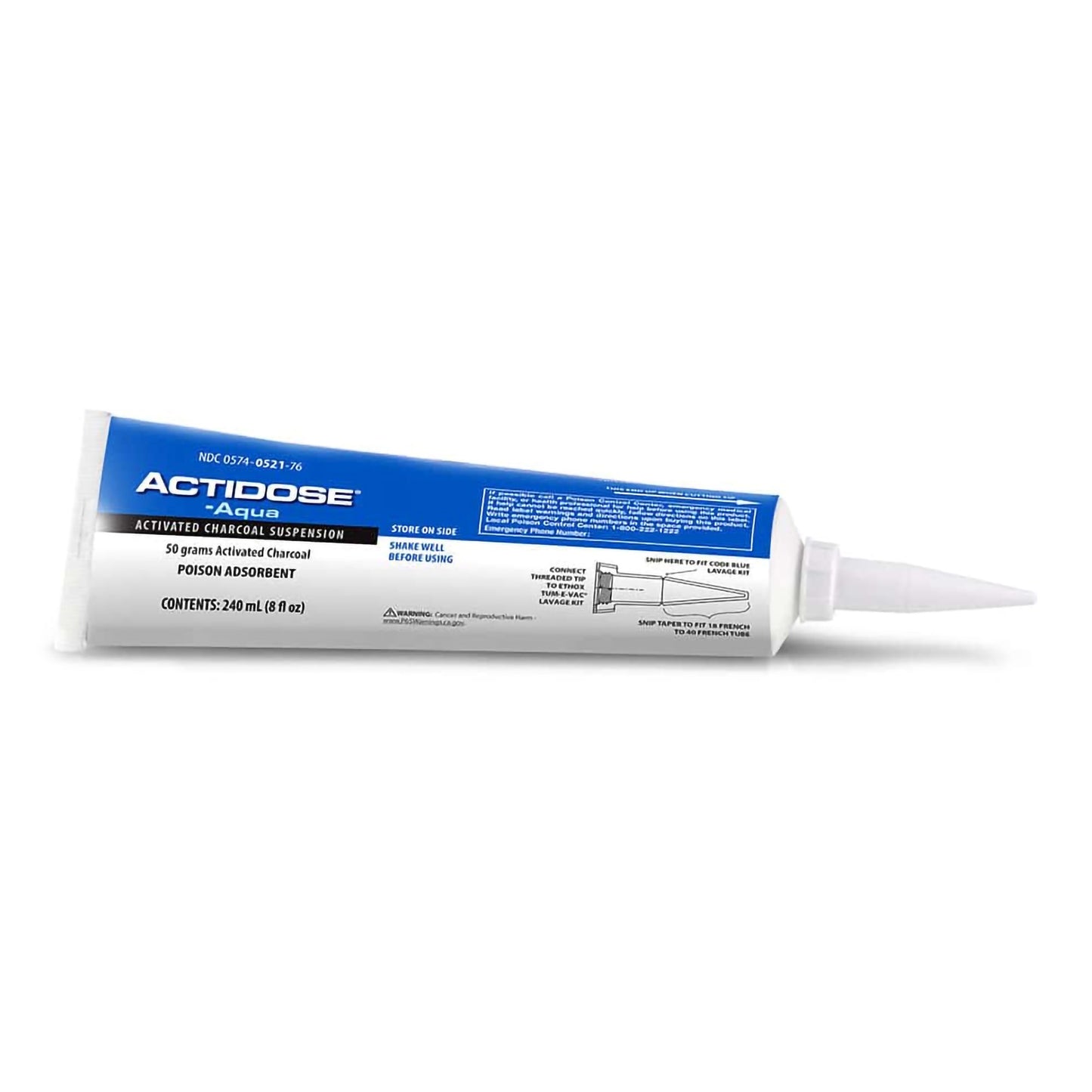 ACTIDOSE-AQUA, ORAL SUSP TUBE 50GM/240ML