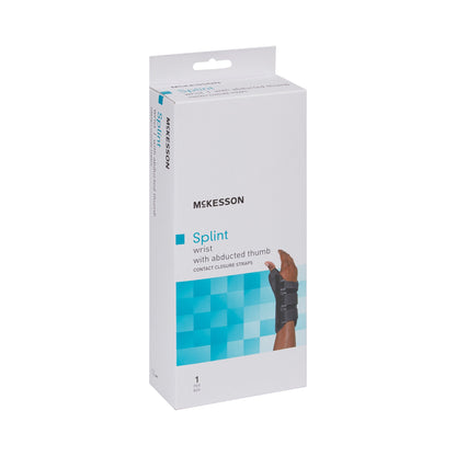 WRIST SPLINT, W/ABDUCTED THUMBLT MED 8"