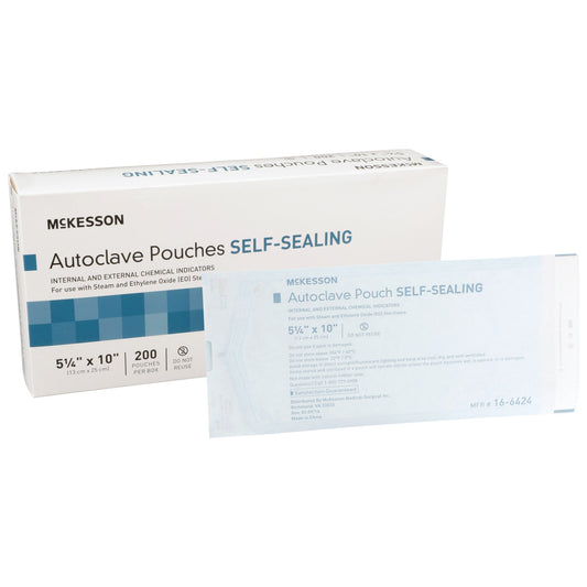 POUCH, SELF SEAL ECON 5.25X10 (200/BX 10BX/CS)