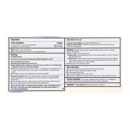 CLOTRIMAZOLE VAG, CRM FT 1% 1.5OZ