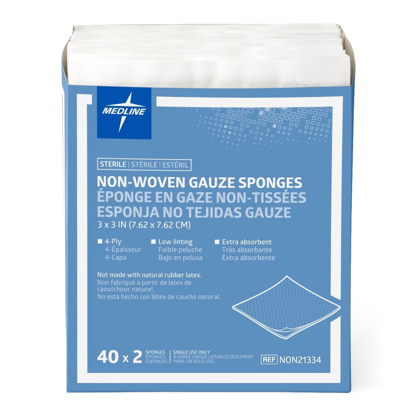 SPONGE, GAUZE NON WOVEN STR (40/BX 30BX/CS)