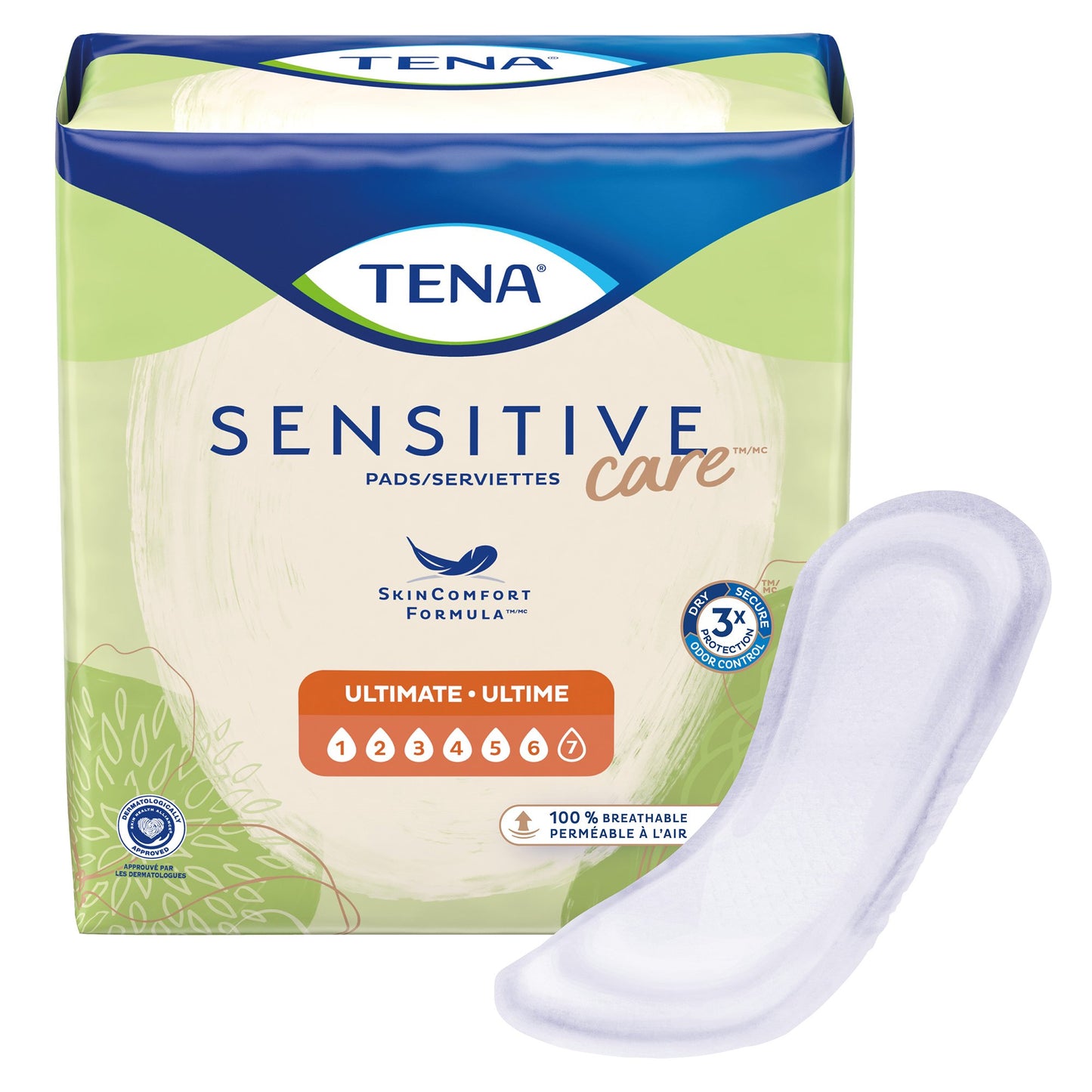 PAD, INCONT TENA SENSATIVE CARE ULTIMATE (33/BG 3BG/CS)