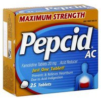 PEPCID AC, TAB MAX STRENGTH 25(36BT/CS) J&JOTC