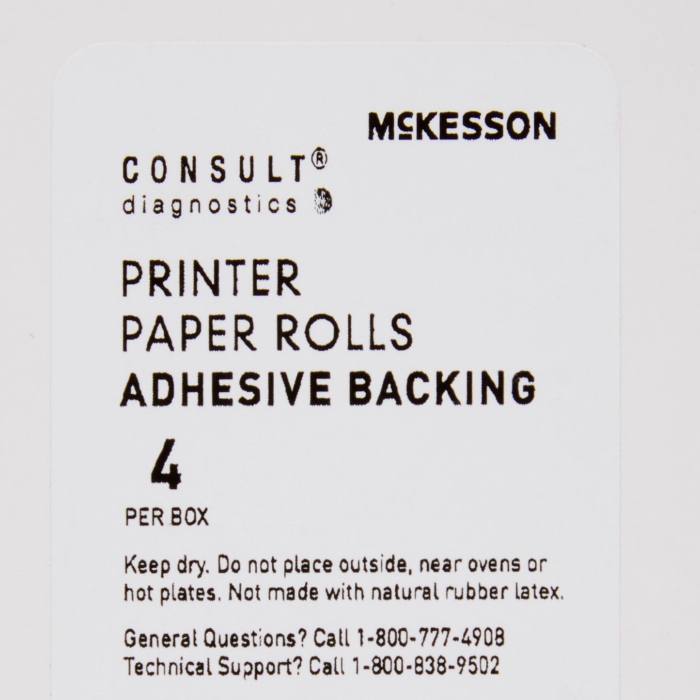 PAPER, THERMAL ADHSV F/121-120ANLYZ (4/BX 50BX/CS)