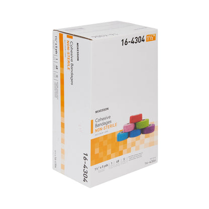 BANDAGE, COHESIVE 1.5" COLOR PK (48/CS)