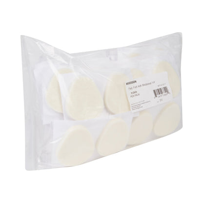 PEDI-PAD, FELT ADH WHT #106-LG"1/4" (100/PK 20PK/CS)