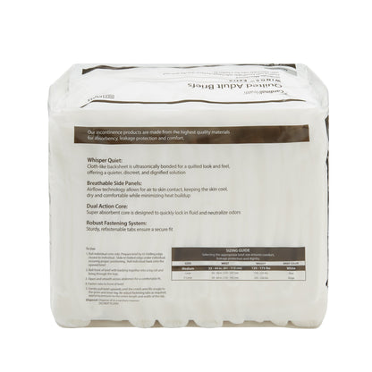 BRIEF, SIMPLICITY QUILTED ADLTMODERATE ABS (10/BG KENICO