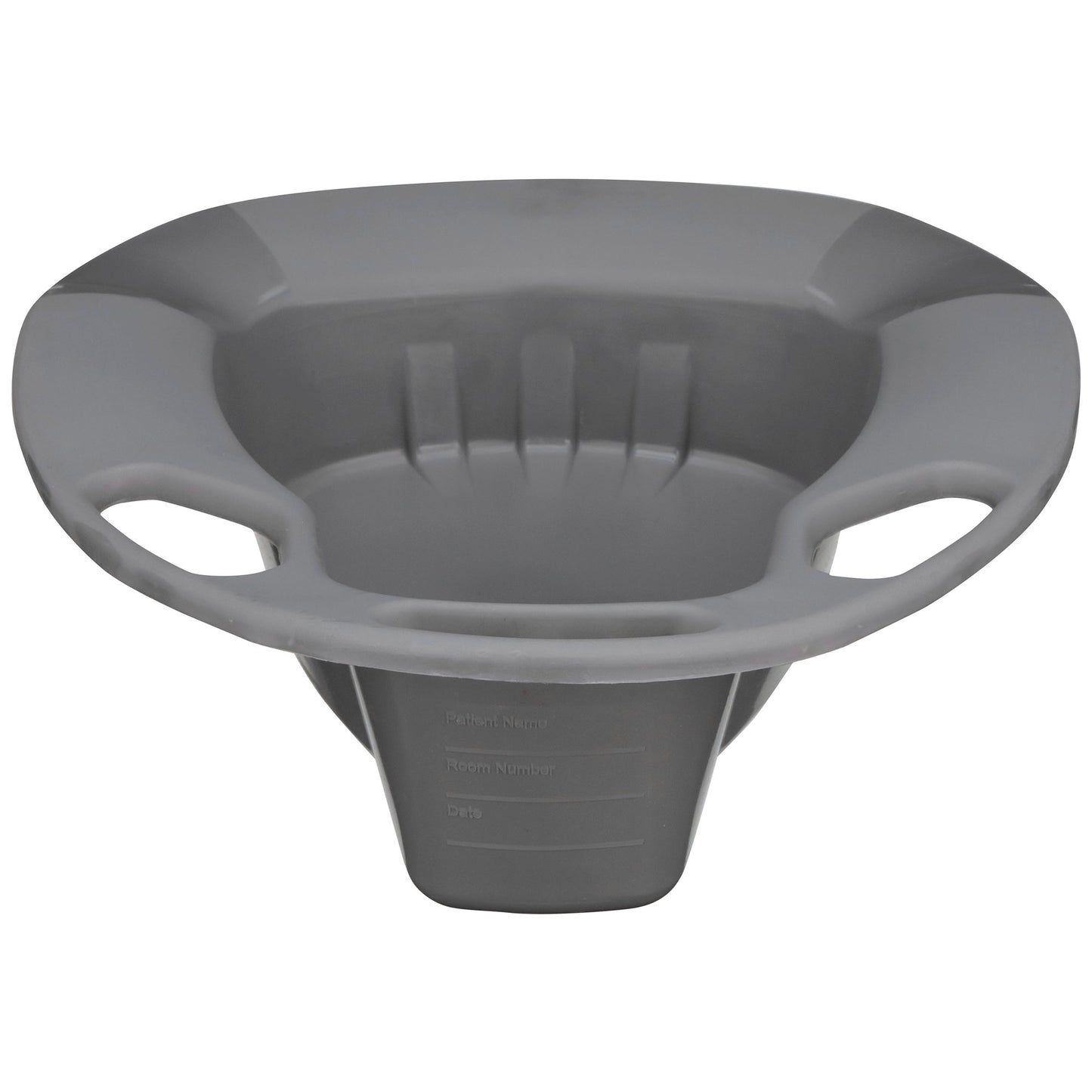 BEDPAN, STACKABLE GRAPHITE 55OZ (50/CS)