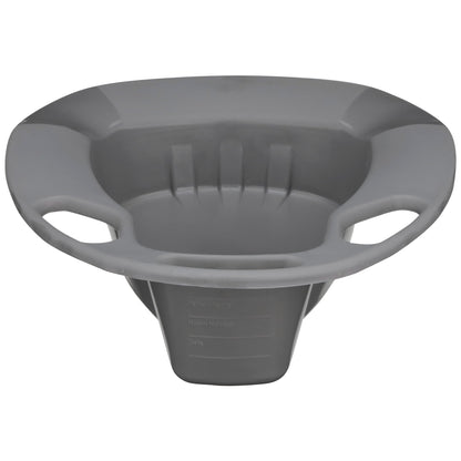 BEDPAN, STACKABLE GRAPHITE 55OZ (50/CS)
