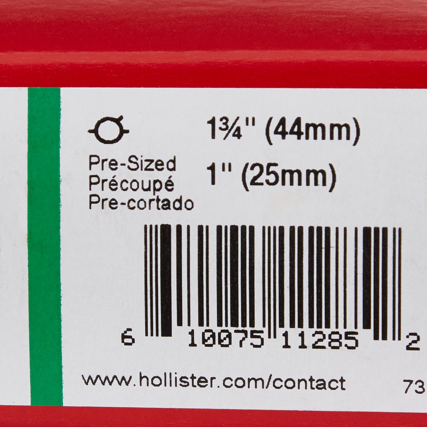 FLANGE, FLAT W/TAPE 25MM (5/BX)